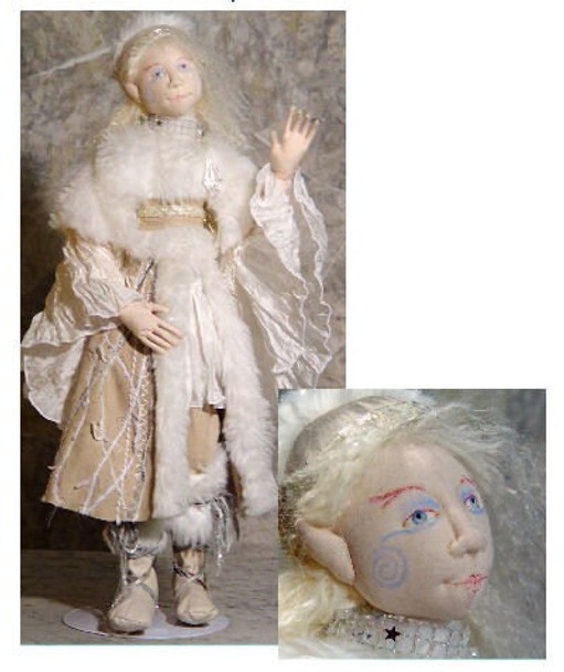Ari Briavel of Winter Wild Woods - Elf-ling Cloth Doll Sewing Pattern (PDF Download) by Barbara Schoenoff