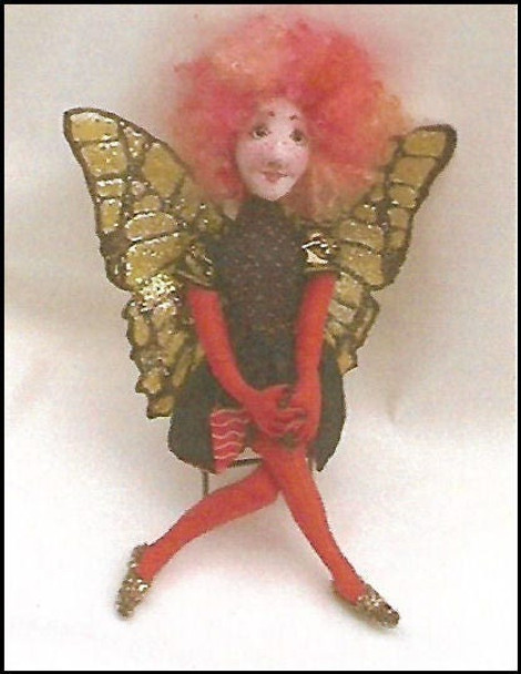 Frequent Flyer Fairy - Cloth Doll Pattern (PDF Download) by Barb Keeling