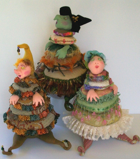 Stackables - Three 10" to 12" Dolls Sewing Pattern (PDF Download) by Cyndy Sieving