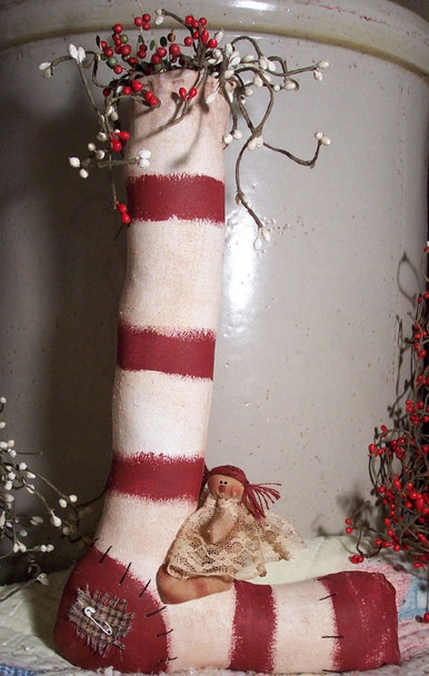 Annie’s Stocking, Cloth Stocking and Raggedy Ann Doll Sewing Pattern (PDF Download) by Michelle Allen of Raggedy Pants Designs