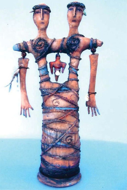 Ancestor Spirit,  Art Doll Pattern,  Sewing Cloth Stump Doll Pattern - PDF Download by Susan Barmore