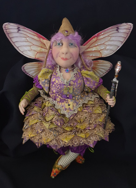 Fayette, The Little Fairy  -  Cloth Doll Making Sewing Pattern (PDF Download) by Suzette Rugolo