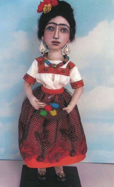 Frieda, 18" Fabric Doll Pattern,  Sewing Cloth Doll Pattern - PDF Download by Susan Barmore