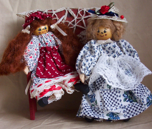 Country & City Clothespin Girls, Sewing Pattern (PDF Download) by Billie Heisler