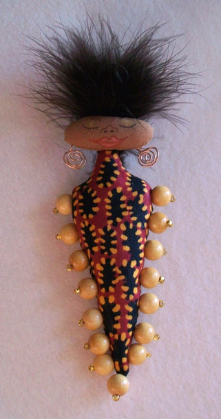 Spiritual Horizon - 6 1/2" Pin Doll Cloth Doll Sewing Pattern (PDF Download) by Cyndy Sieving