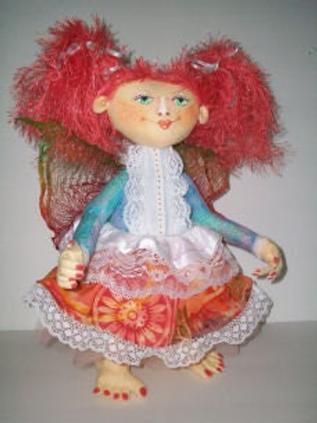 The Tooth Fairy - 15" Tall Fairy Cloth Doll Sewing Pattern (PDF Download) by Cyndy Sieving