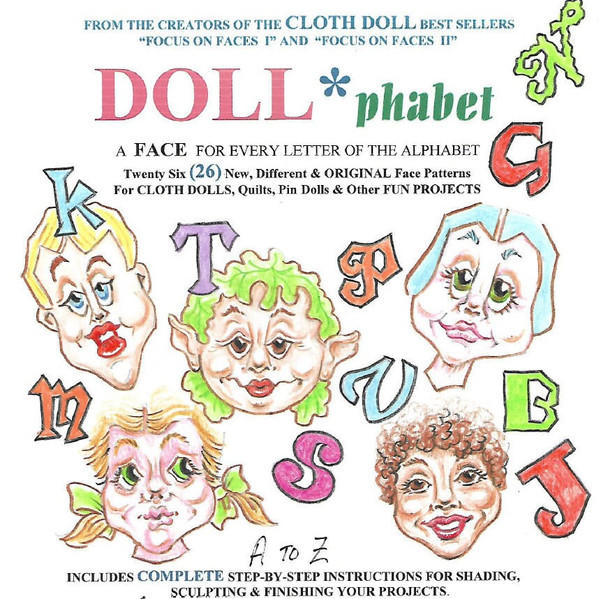 DOLL-PHABET -  PDF Tutorial Download - Doll Face Making By Barb Keeling