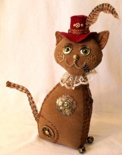 Kool Kats, Cloth Doll Sewing Pattern (PDF Download) by Laura Lunsford
