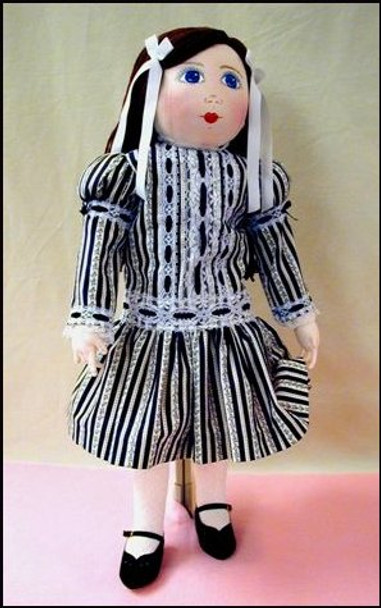 Mary - Vintage Style Cloth Doll Sewing Pattern by Judi Ward