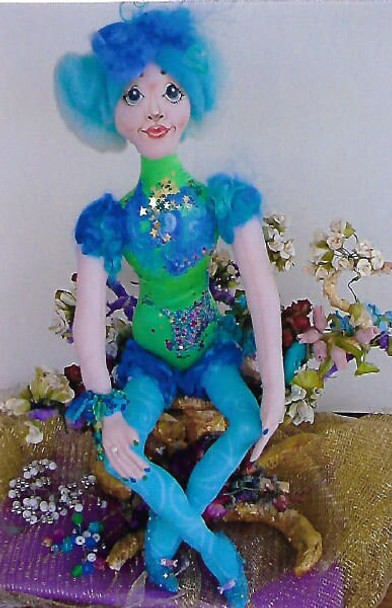 Paradise Fairy  - Cloth Doll Pattern (PDF Download) by Barb Keeling