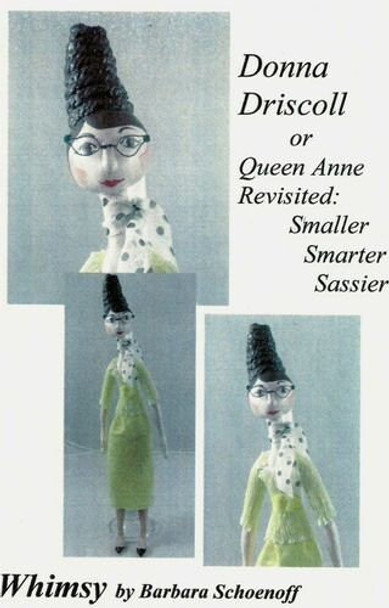Donna Driscoll - 17" Soft Sculpture Cloth Art  Sewing Pattern (PDF Download) by Barbara Schoenoff
