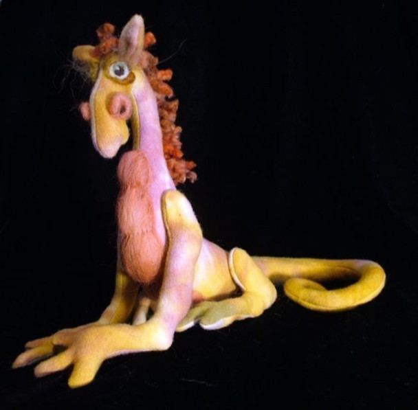 Longtailed Dragon, A Cloth Doll Pattern (PDF Download) by Jennifer Carson - The Dragon Charmer