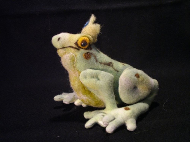 Frog Prince Cloth Doll Sewing Pattern (Printed and Mailed) by Jennifer Carson - The Dragon Charmer