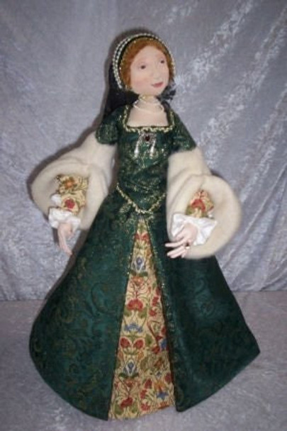 Lady Anne -  20" English Lady Cloth Doll Making Sewing Pattern (Printed and Mailed) by Suzette Rugolo