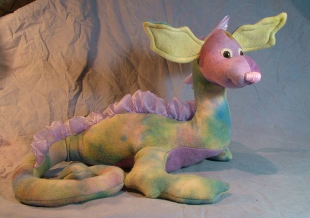 Nessie, Dragon Cloth Doll Pattern  (PDF Download) by Jennifer Carson - The Dragon Charmer