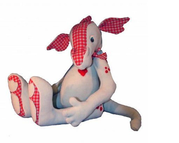Soft Heart Dragon, Cloth Doll Pattern (Printed and Mailed) by Jennifer Carson - The Dragon Charmer