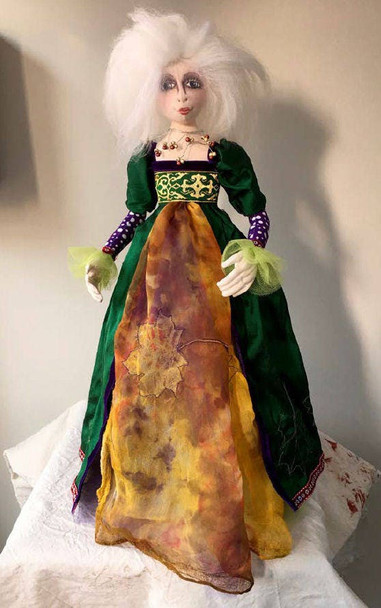 Lady of Avalon - 18" Cloth Doll Making Pattern (Printed and Mailed) by Jan Horrox