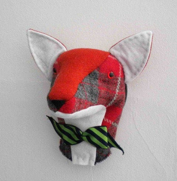 Mr. Fox - Trophy Head - Cloth Doll Making Pattern (Printed and Mailed) by Jan Horrox
