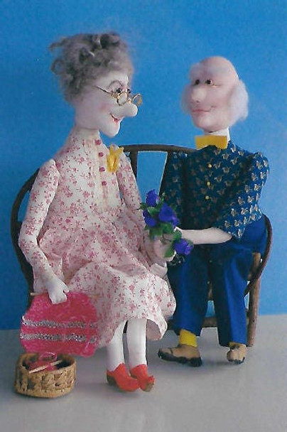 Tille & Tom - The Two Of Us  - Cloth Doll Pattern (Printed and Mailed) by Barb Keeling