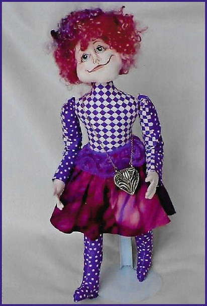 Mrs Gilley Willey  - Cloth Doll Pattern (Printed and Mailed) by Barb Keeling