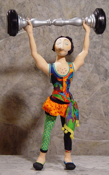 Samson, 22" Male Cloth Doll Sewing Pattern (Printed and Mailed) by Barbara Schoenoff
