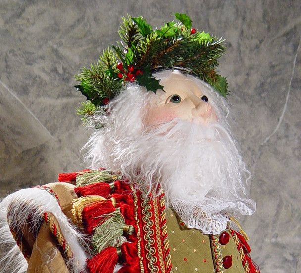 Santa Cloth Doll Sewing Pattern (Printed and Mailed) by Barbara Schoenoff