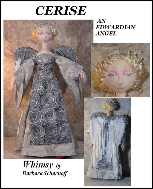 Cerise, An Edwardian Angel, 27"  Cloth Doll Sewing Pattern (Printed and Mailed) by Barbara Schoenoff