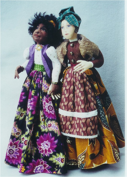 Tabetha Doll -  20" Female Lady Cloth Doll Sewing Pattern (Printed and Mailed) by Virginia Robertson