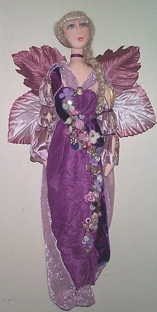 Embellished Angel, 24" Wall Doll Cloth Doll Sewing Pattern (PDF Download) by Judy Skeel