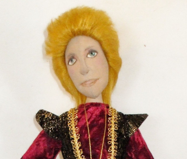 Rock Star, Cloth Doll Sewing Pattern (Printed and Mailed) by Laura Lunsford
