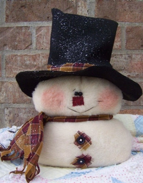 Brando - Snowman Cloth Doll Pattern (PDF Download) by Michelle Allen of Raggedy Pants Designs