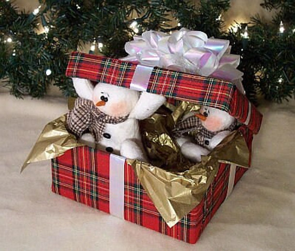 Is It Time Yet? - 7” Snowmen Printed and Mailed Cloth Doll Pattern by Michelle Allen of Raggedy Pants Designs