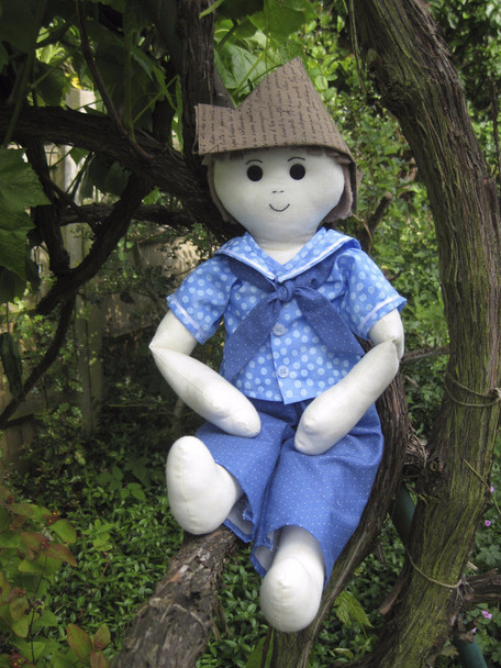 Luke, 21" Easy To Make Fabric Doll Pattern (Printed and Mailed) Luke, 21" Easy To Make Fabric Doll Pattern (Printed and Mailed)