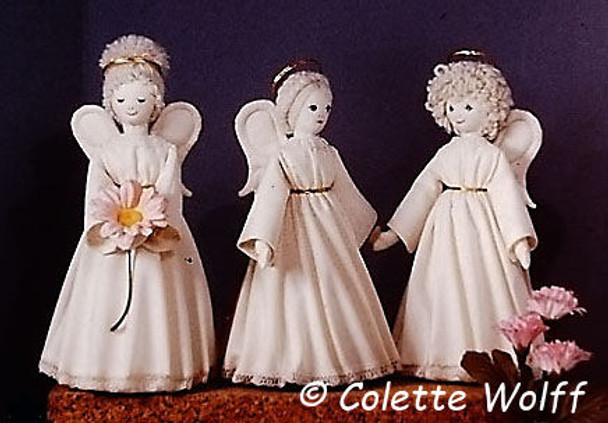 Muslin Angels Cloth Doll Pattern by Colette Wolff