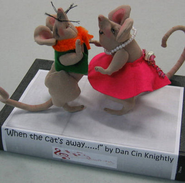 Ragtime Rats, Cloth Animal Doll Pattern by Sharon Mitchell