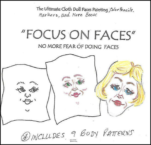 Focus on Faces, PDF Tutorial Download - Doll Face Making by Barb Keeling