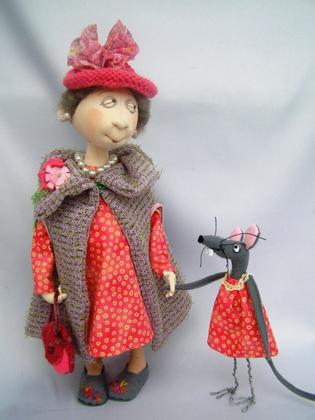 Maisie & Meridith, Cloth Doll Sewing Pattern (PDF Download) by Jill Maas