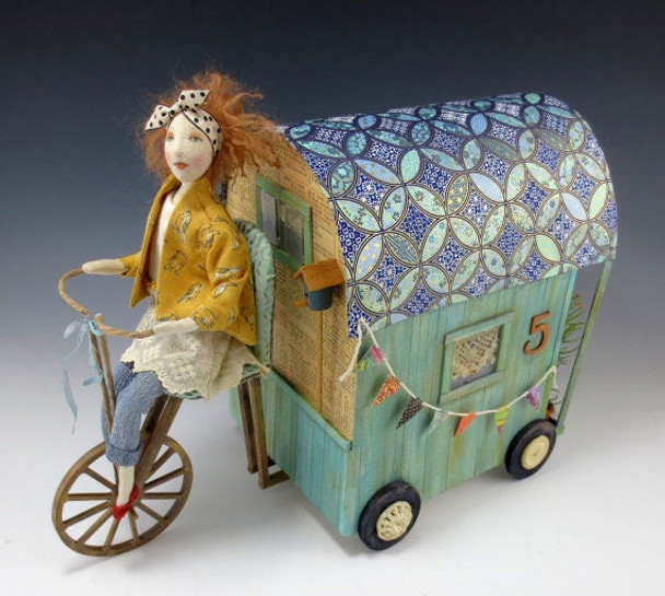 Living the Dream E-class Cloth Doll E-class Pattern  (PDF Download) by Cindee Moyer