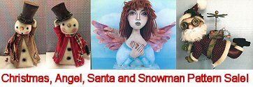 Christmas, Angel, Santa and Snowman Pattern Sale!