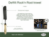 DeWit Rock-N-Root Trowel - Midsize Handle        
