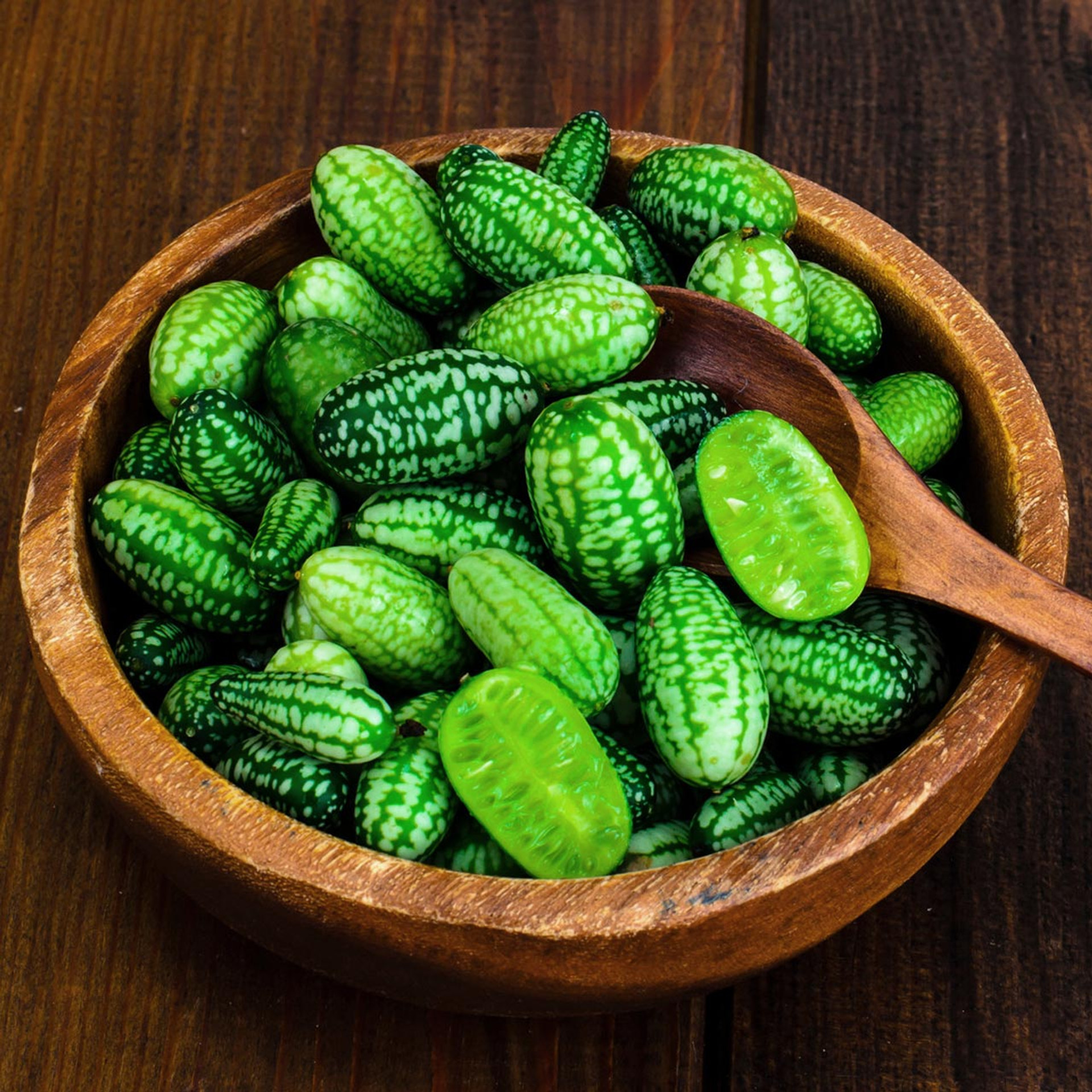 Mexican Sour Gherkin Cucumber (Melothria scabra) Annie's Heirloom Seeds