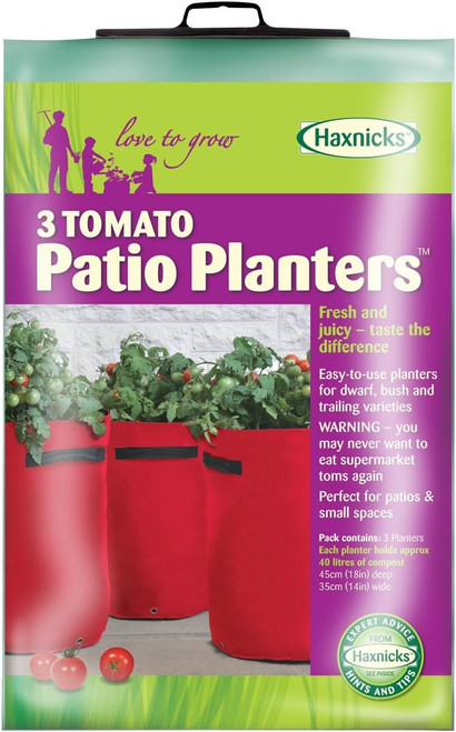 Haxnicks Tomato Patio Planters (3 pack)