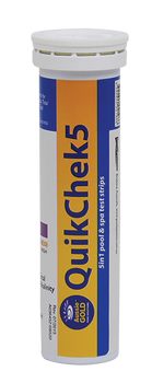 Aussie Gold 5 in 1 Pool Water Test Strips Quck Chek Aussie Gold 5 in 1 Pool Water Test Strips Quck Chek