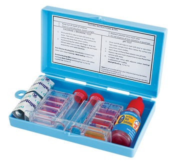 Aussie Gold 2 in 1 Pool Test Kit Inside Aussie Gold 2 in 1 Pool Test Kit Inside