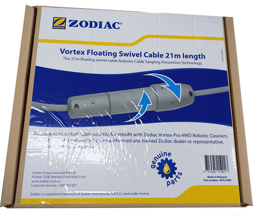 Zodiac V & VX Robotic Pool Cleaner Floating Cable with Swivel 21m