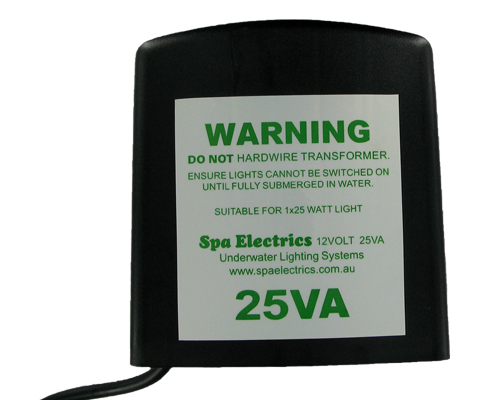 Spa Electric 12V 25VA Single LED transformer