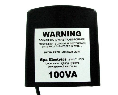 Spa Electric 100VA 12V Single Halogen Pool Light Transformer