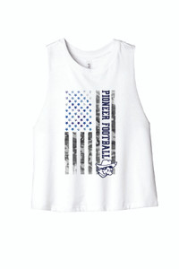 Camo Flag Racerback Crop