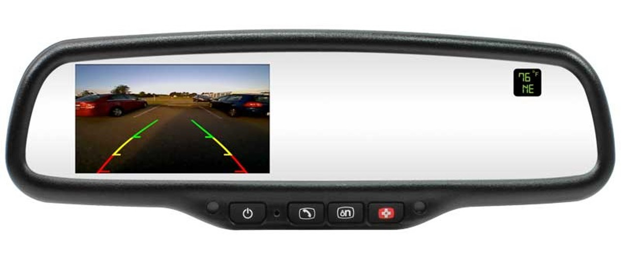 OnStar Auto Dim Mirror 4.3 display Compass/Temp Auto Parts
