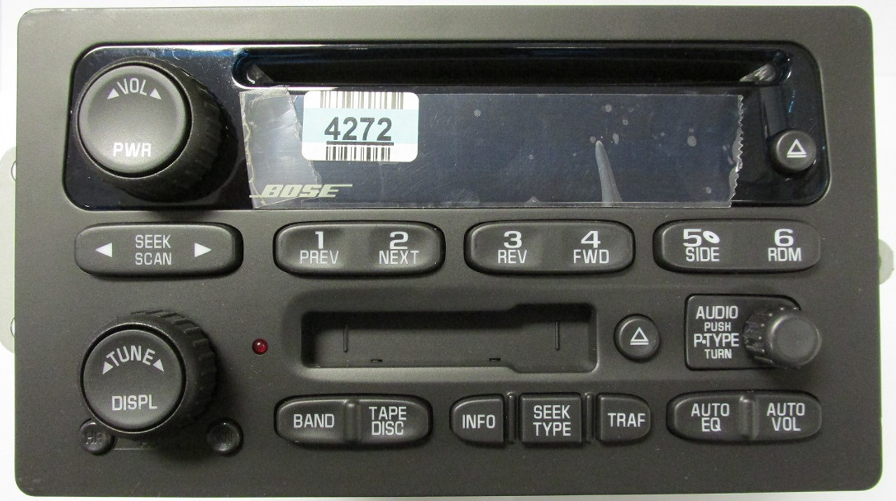 2004 - 2006 Trailblazer Envoy Am/Fm Bose CD Part # 15094272 - M&R